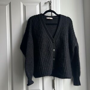 Sezane Cardigan Black